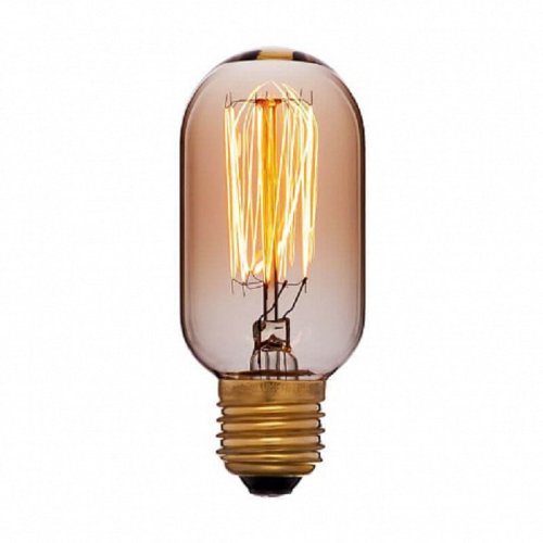 Лампа накаливания Ретро Sun Lumen VintageT45 13F2 40Вт E27 фото Лампа накаливания Ретро Sun Lumen VintageT45 13F2 40Вт E27 картинка